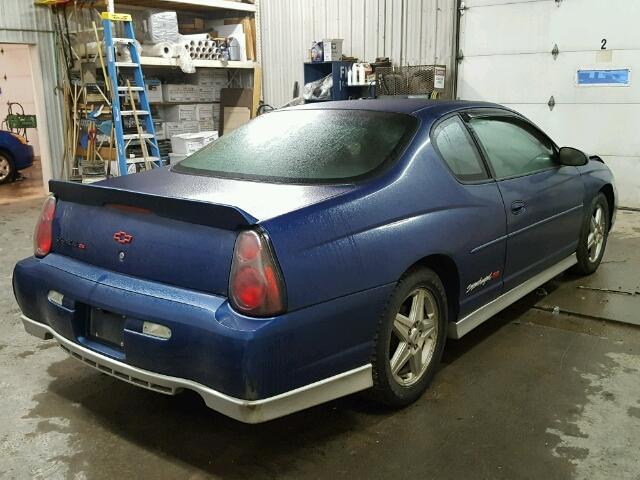 2G1WZ121049259197 - 2004 CHEVROLET MONTE CARL BLUE photo 4