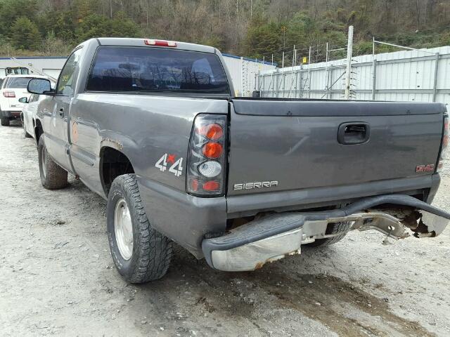 1GTEK14W1YE339269 - 2000 GMC NEW SIERRA GRAY photo 3