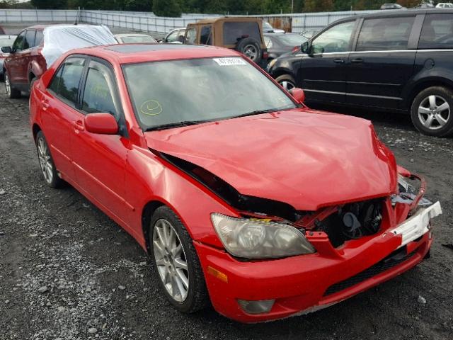 JTHBD192250098476 - 2005 LEXUS IS 300 RED photo 1