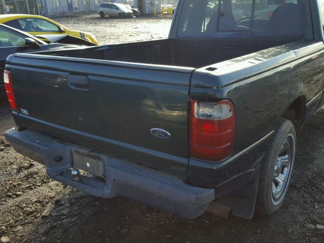 1FTYR44V33PA97373 - 2003 FORD RANGER SUP GREEN photo 9