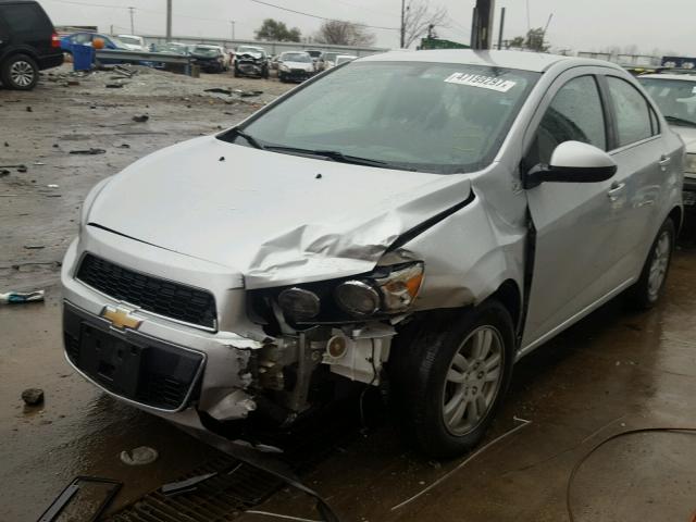 1G1JC5SH9F4133443 - 2015 CHEVROLET SONIC LT SILVER photo 2