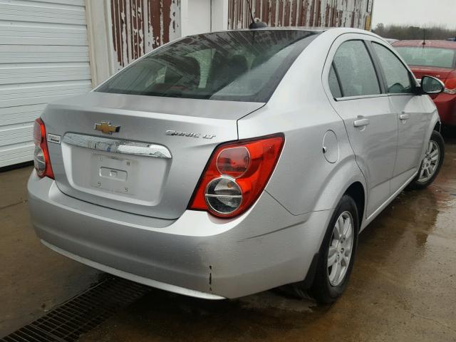 1G1JC5SH9F4133443 - 2015 CHEVROLET SONIC LT SILVER photo 4