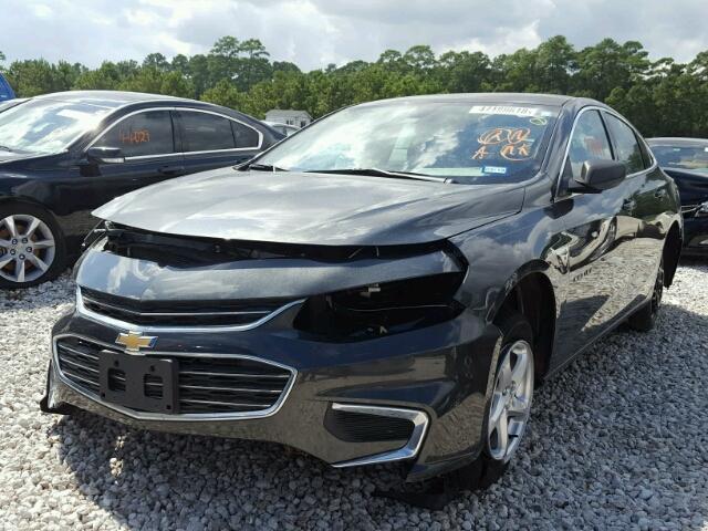 1G1ZB5ST0HF198179 - 2017 CHEVROLET MALIBU LS Grafit foto 2