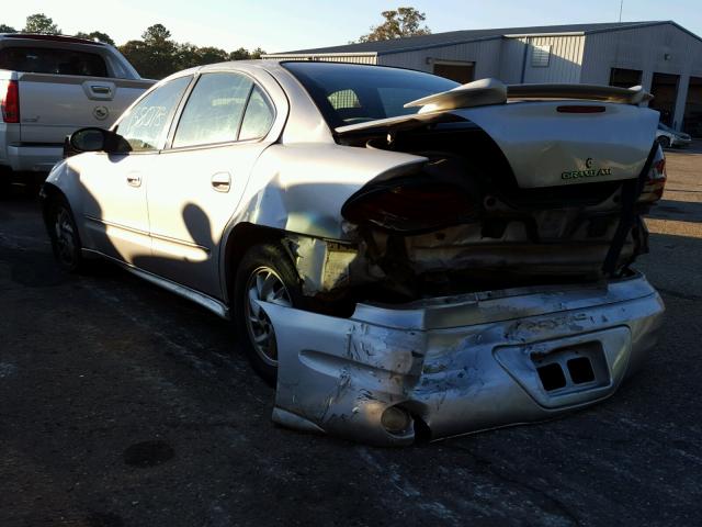 1G2NF52E34M622329 - 2004 PONTIAC GRAND AM S SILVER photo 3