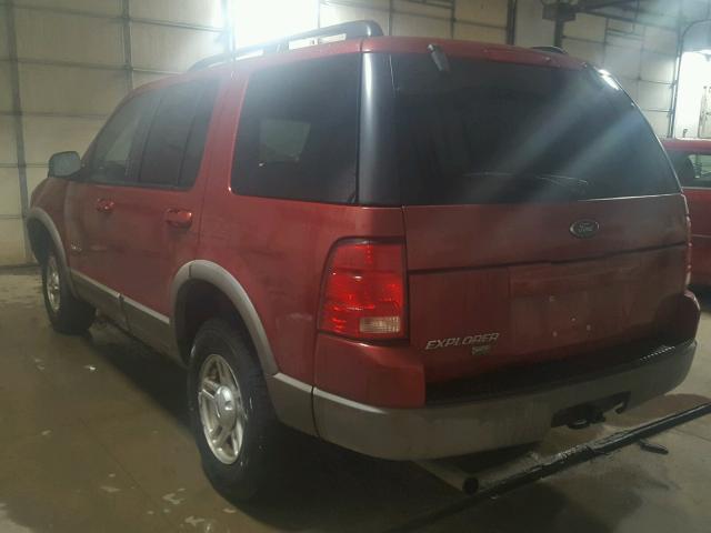 1FMZU73E72ZB43159 - 2002 FORD EXPLORER X RED photo 3