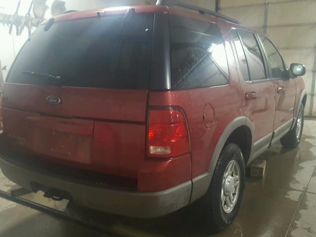 1FMZU73E72ZB43159 - 2002 FORD EXPLORER X RED photo 4