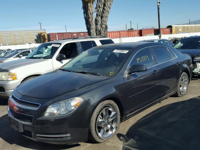 1G1ZH57B59F257484 - 2009 CHEVROLET MALIBU 1LT შავი ფოტო 2