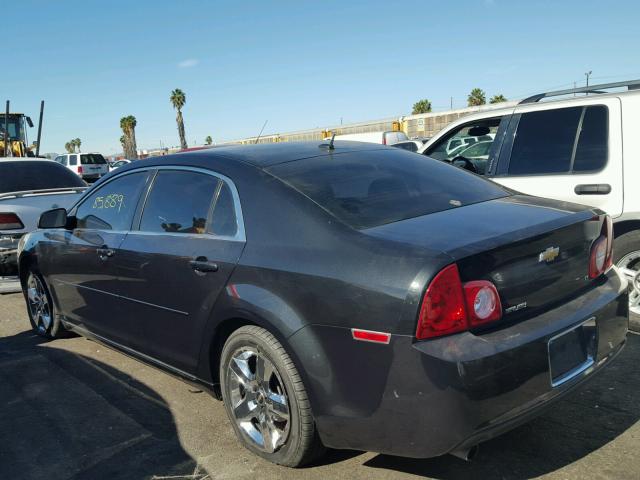 1G1ZH57B59F257484 - 2009 CHEVROLET MALIBU 1LT შავი ფოტო 3