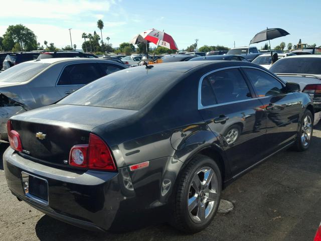 1G1ZH57B59F257484 - 2009 CHEVROLET MALIBU 1LT შავი ფოტო 4