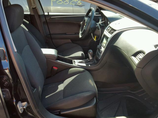 1G1ZH57B59F257484 - 2009 CHEVROLET MALIBU 1LT შავი ფოტო 5