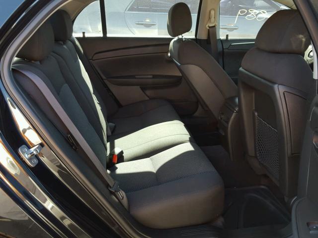 1G1ZH57B59F257484 - 2009 CHEVROLET MALIBU 1LT შავი ფოტო 6