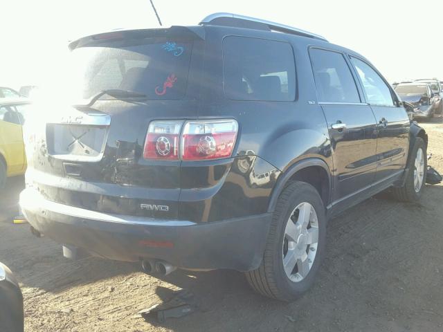 1GKEV33798J216747 - 2008 GMC ACADIA SLT BLACK photo 4