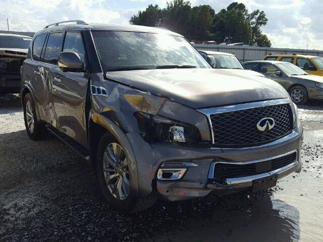 JN8AZ2NF4G9610111 - 2016 INFINITI QX80 TAN photo 1