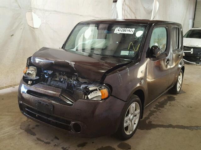 JN8AZ28R39T127396 - 2009 NISSAN CUBE BASE BURGUNDY photo 2