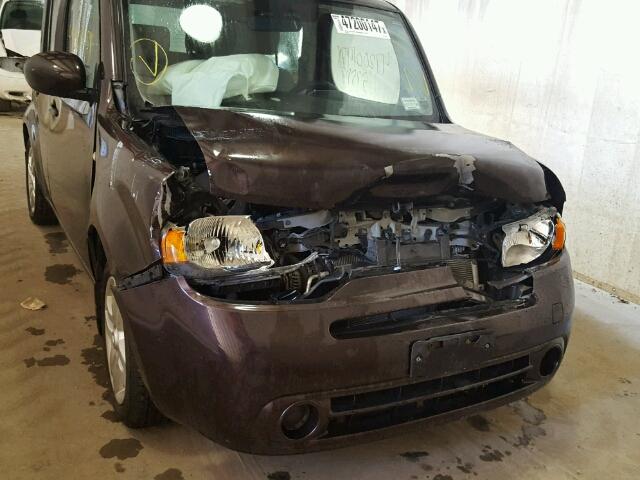 JN8AZ28R39T127396 - 2009 NISSAN CUBE BASE BURGUNDY photo 9