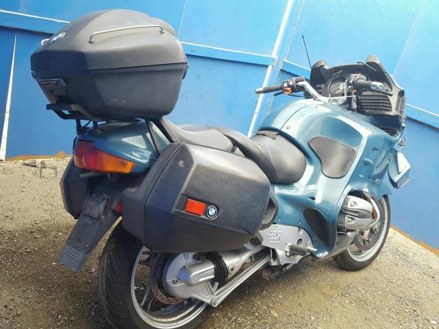 WB10499A02ZE85727 - 2002 BMW R1150 RT BLUE photo 4