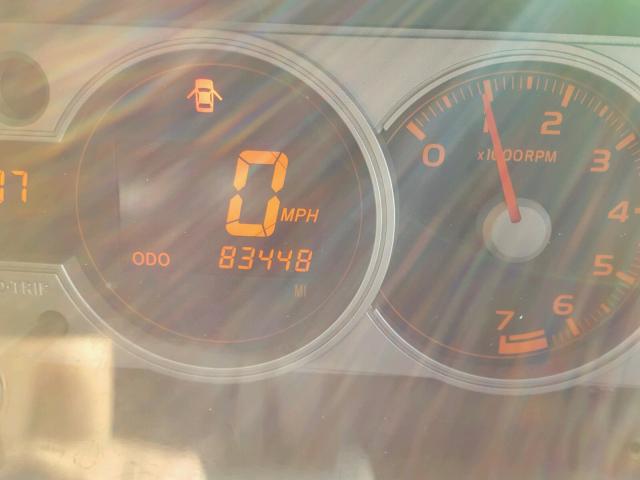 JTLKE50E681030410 - 2008 SCION SCION MAROON photo 8