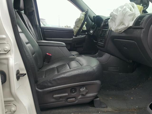 1FMZU75W73ZB06751 - 2003 FORD EXPLORER L WHITE photo 5