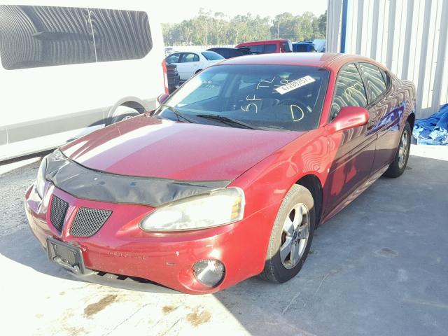 2G2WP552961152857 - 2006 PONTIAC GRAND PRIX RED photo 2