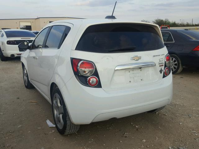 1G1JE6SB6F4195541 - 2015 CHEVROLET SONIC LTZ WHITE photo 3