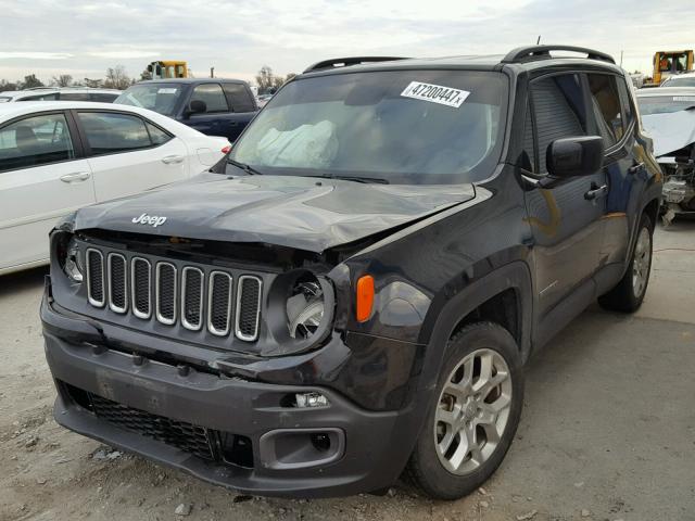 ZACCJABT0FPB82440 - 2015 JEEP RENEGADE L BLACK photo 2