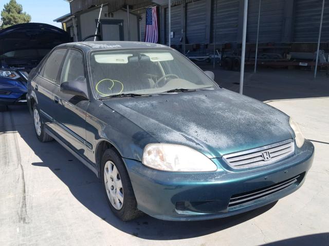 2HGEJ661XXH517299 - 1999 HONDA CIVIC BASE GREEN photo 1