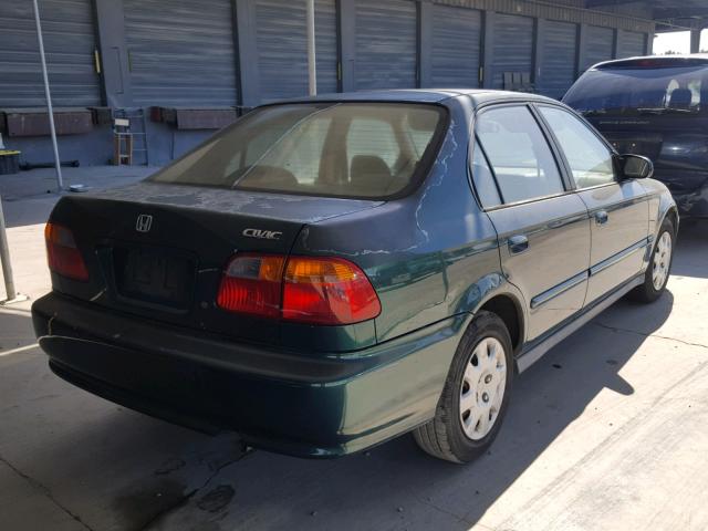 2HGEJ661XXH517299 - 1999 HONDA CIVIC BASE GREEN photo 4