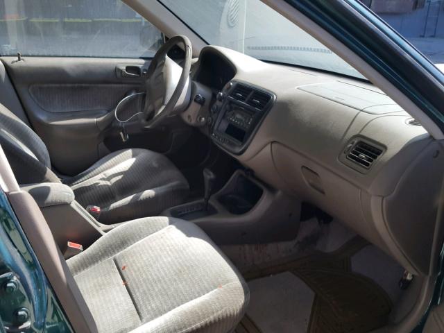 2HGEJ661XXH517299 - 1999 HONDA CIVIC BASE GREEN photo 5