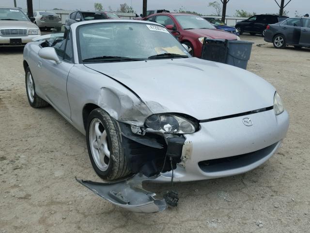 JM1NB353010200432 - 2001 MAZDA MX-5 MIATA GRAY photo 1