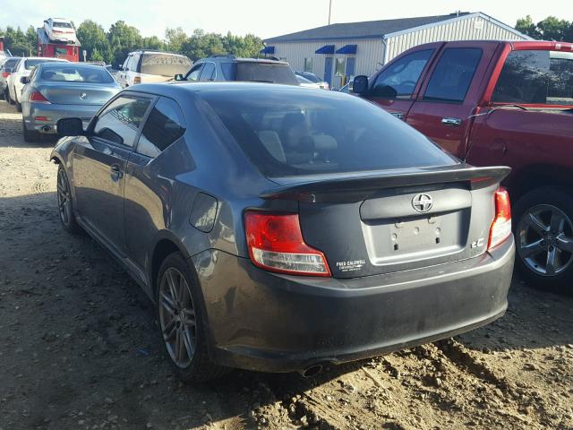 JTKJF5C78B3012724 - 2011 TOYOTA SCION TC 灰色 照片 3