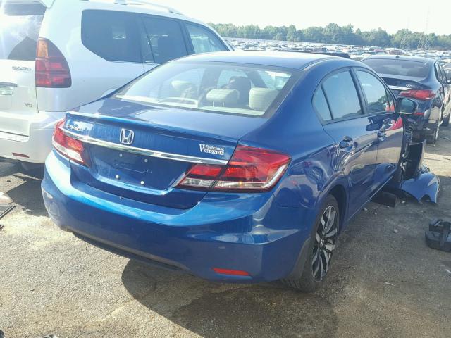 19XFB2F95FE037857 - 2015 HONDA CIVIC EXL 蓝色 照片 4
