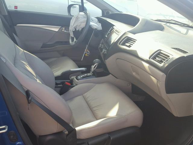 19XFB2F95FE037857 - 2015 HONDA CIVIC EXL 蓝色 照片 5