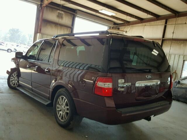 1FMJK1H59BEF28934 - 2011 FORD EXPEDITION MAROON photo 3