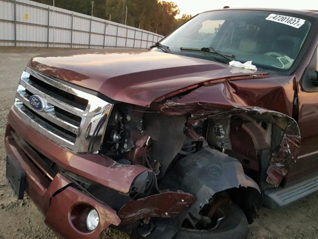 1FMJK1H59BEF28934 - 2011 FORD EXPEDITION MAROON photo 9