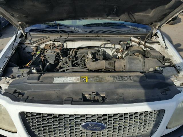 1FTZX17271KB43243 - 2001 FORD F150 WHITE photo 7