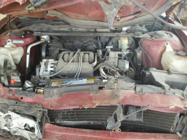 1G4HP52L9RH464823 - 1994 BUICK LESABRE CU BURGUNDY photo 7