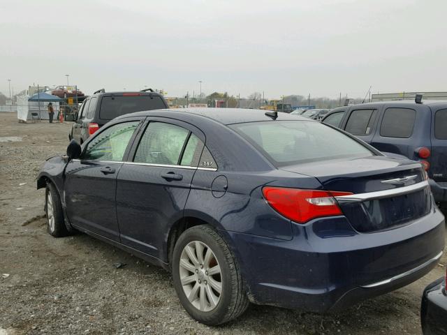 1C3CCBBB6DN615499 - 2013 CHRYSLER 200 TOURIN BLUE photo 3