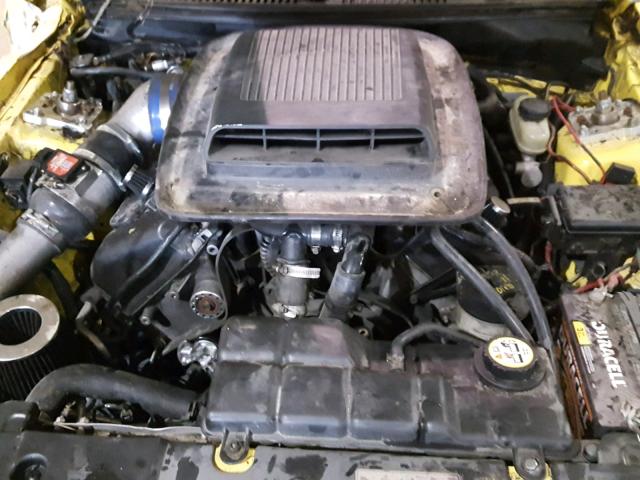 1FAFP42RX3F350087 - 2003 FORD MUSTANG MA YELLOW photo 7