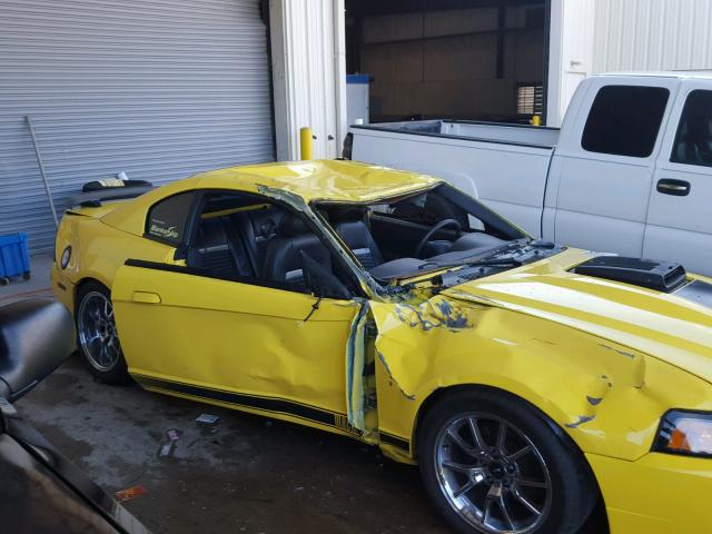 1FAFP42RX3F350087 - 2003 FORD MUSTANG MA YELLOW photo 9