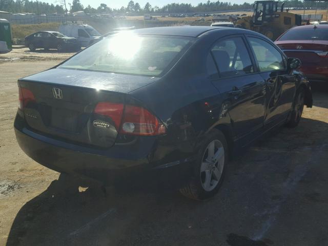 2HGFA16567H316378 - 2007 HONDA CIVIC LX BLACK photo 4