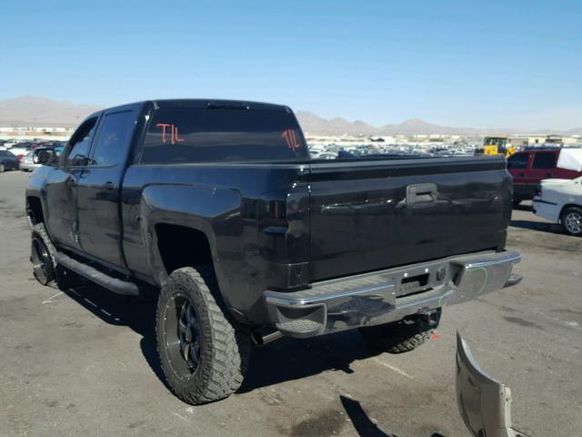 3GCUKREC4EG448327 - 2014 CHEVROLET SILVERADO BLACK photo 3