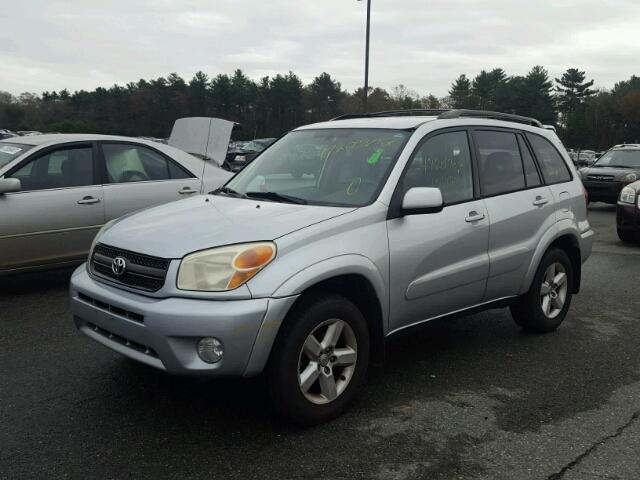 JTEHD20V840010517 - 2004 TOYOTA RAV4 SILVER photo 2