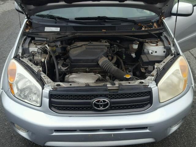 JTEHD20V840010517 - 2004 TOYOTA RAV4 SILVER photo 7