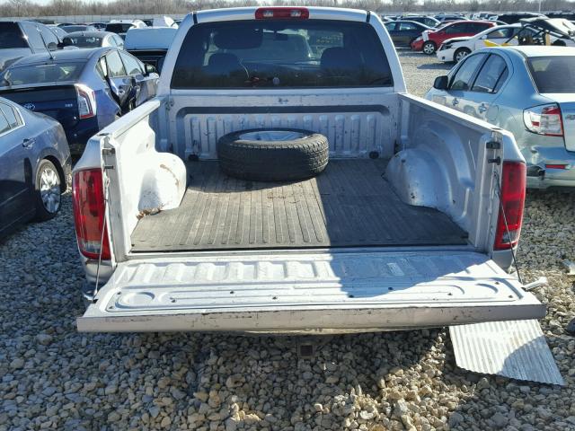 1D7HA18N33S201332 - 2003 DODGE RAM 1500 S SILVER photo 6