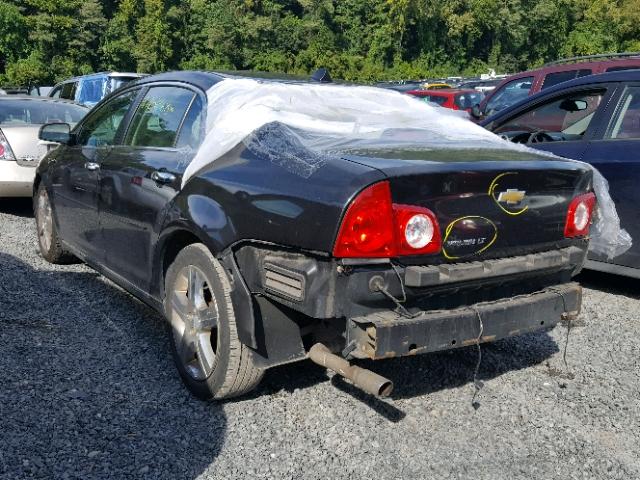 1G1ZC5E02CF316854 - 2012 CHEVROLET MALIBU 1LT BLACK photo 3