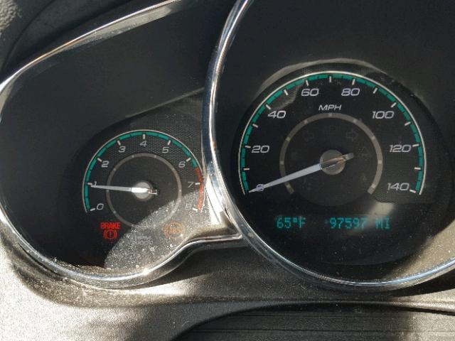 1G1ZC5E02CF316854 - 2012 CHEVROLET MALIBU 1LT BLACK photo 8