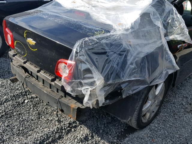 1G1ZC5E02CF316854 - 2012 CHEVROLET MALIBU 1LT BLACK photo 9