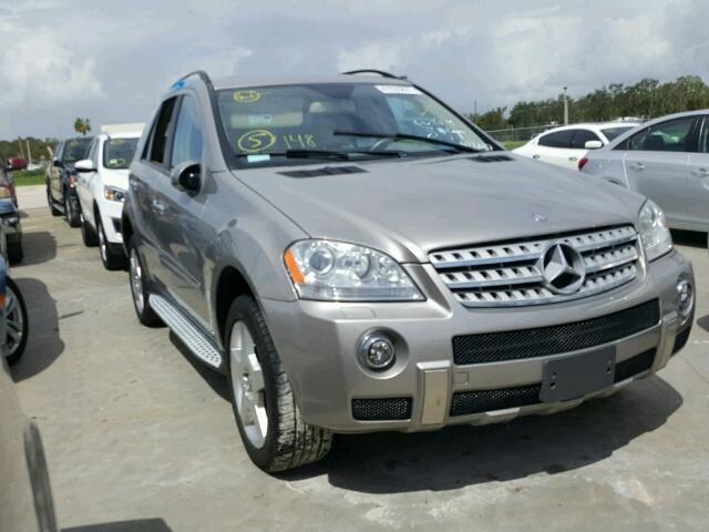 4JGBB72E78A398247 - 2008 MERCEDES-BENZ ML BEIGE photo 1