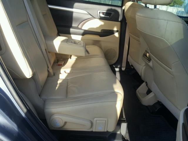 5TDKKRFH1GS500289 - 2016 TOYOTA HIGHLANDER ლურჯი ფოტო 6