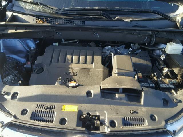 5TDKKRFH1GS500289 - 2016 TOYOTA HIGHLANDER ლურჯი ფოტო 7